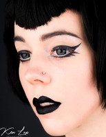 Portrait-Photography-Female-Black-Makeup-Headshot