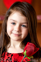 Children-Photography-Girl-Red-Dress-Headshot
